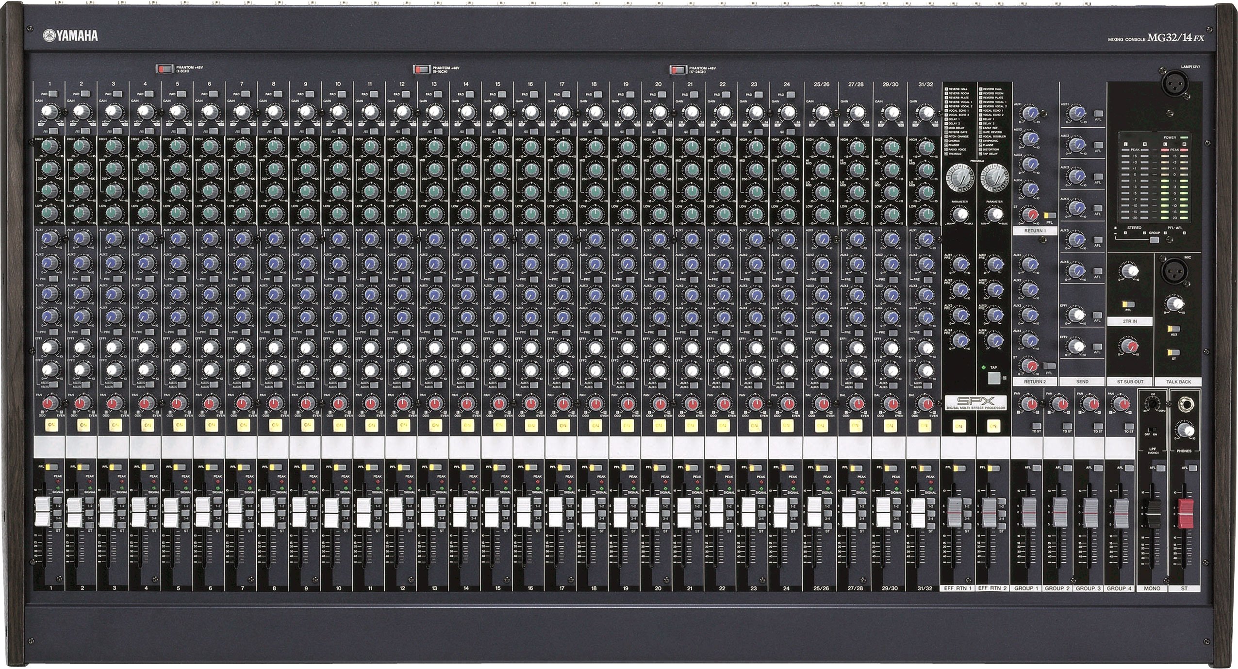 MG32/14FX, MG24/14FX - Overview - Mixers - Produkter - Ljud