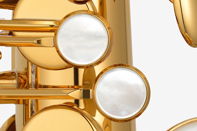 Klaffknappar i pärlemor