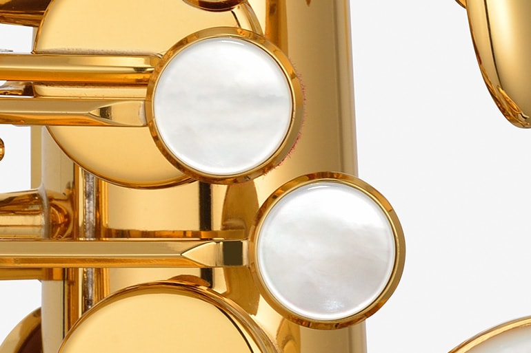 Klaffknappar i pärlemor