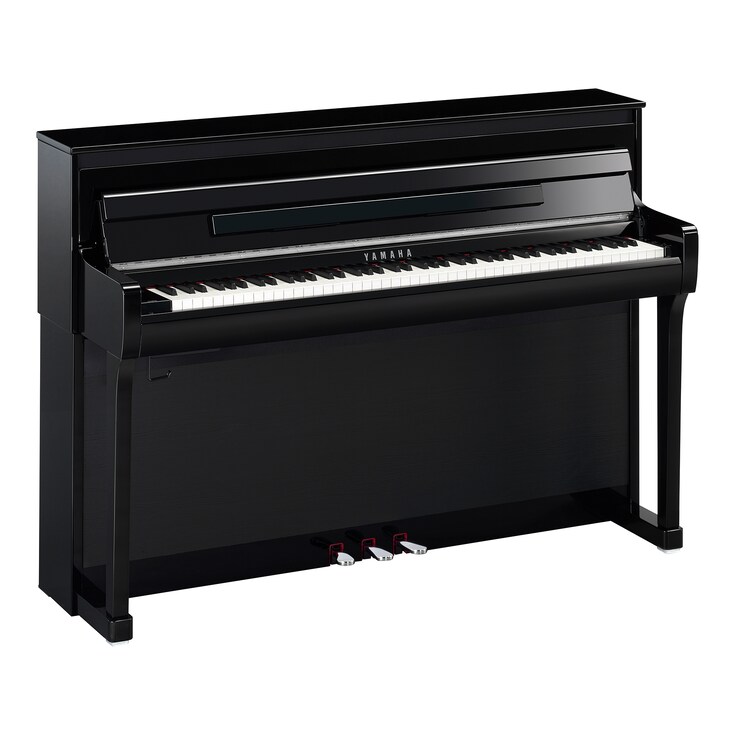 Diagonal side view of the Yamaha Clavinova CLP-885PE