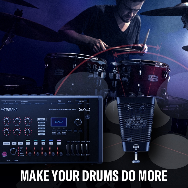 Montage som intuitivt illustrerar funktioner och användning av EAD50