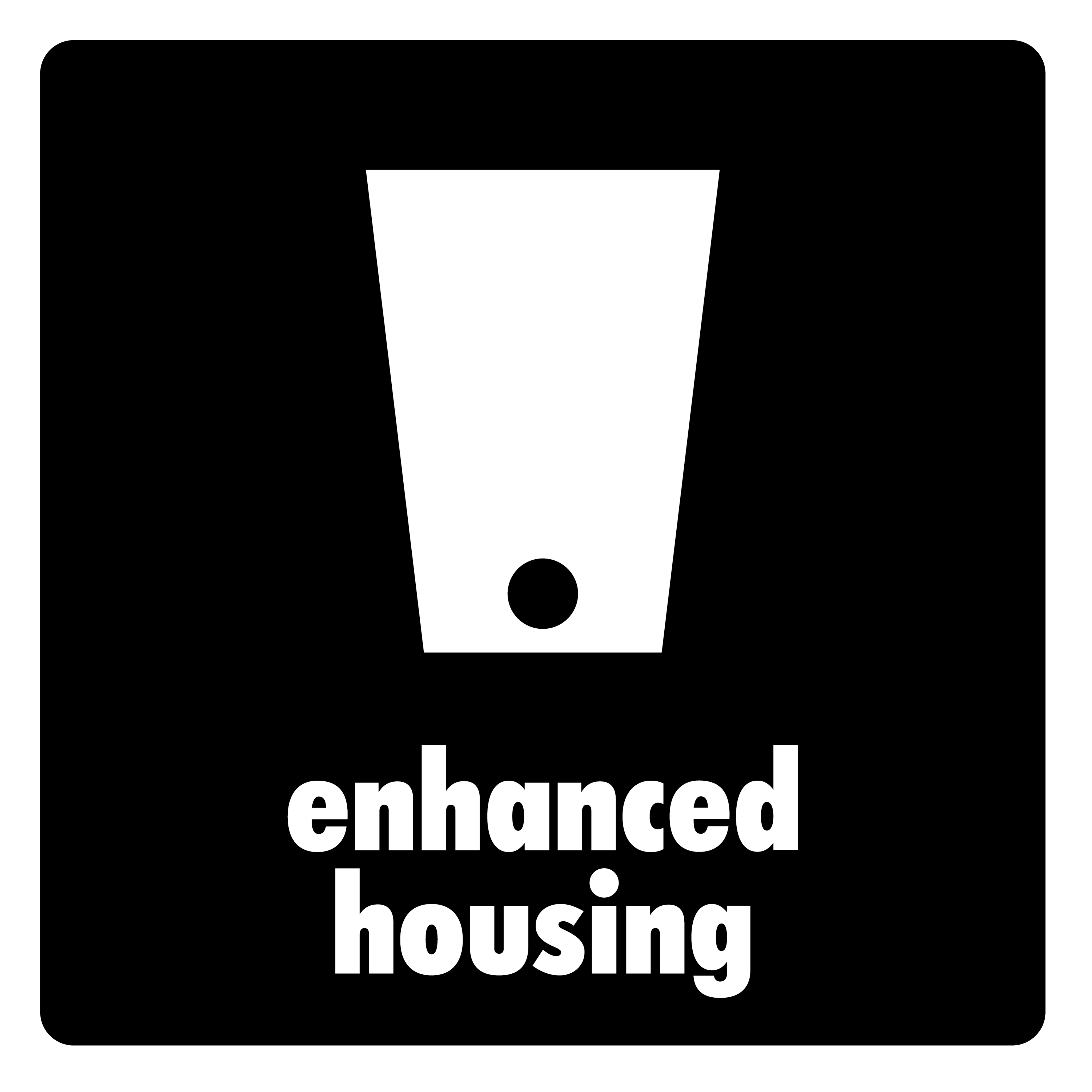 Förbättrat hölje för rent och pålitligt trumljud.