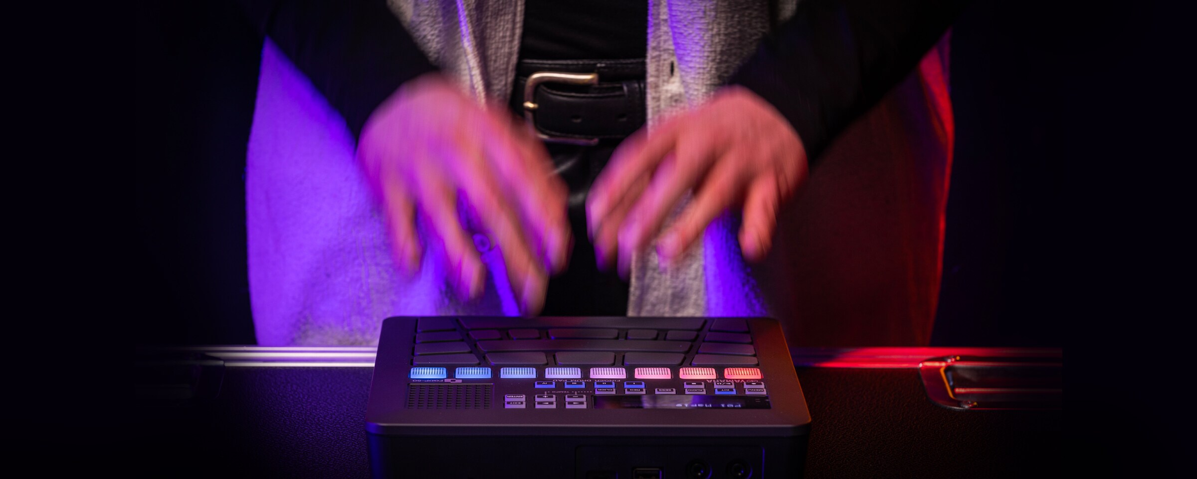 Close-up of hands playing FGDP