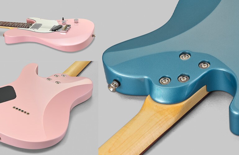 Kroppsform på Pacifica SC Professional med konturering för förbättrad spelbarhet