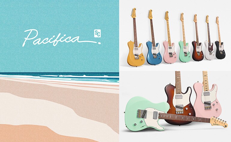 Visuell skildring av färgkonceptet för Pacifica SC Standard Plus 