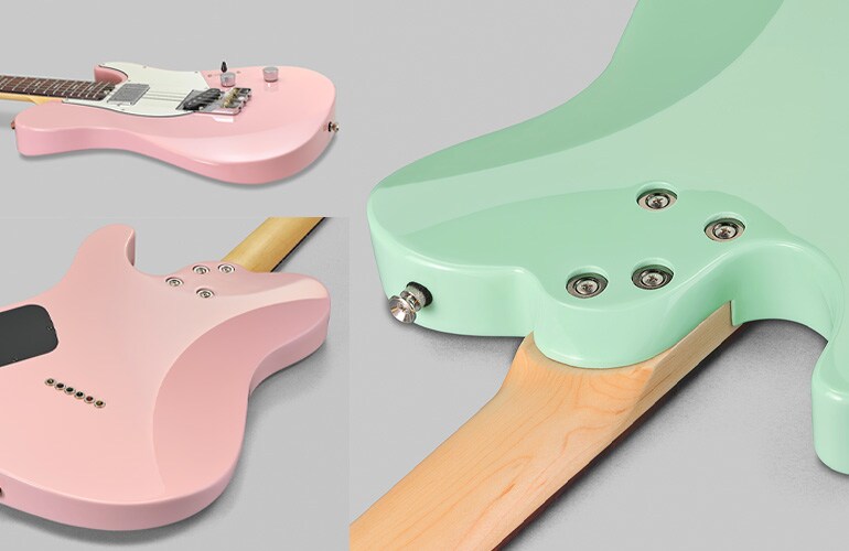 Kroppsform på Pacifica SC Standard Plus med konturering för förbättrad spelbarhet