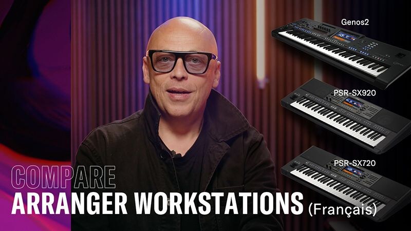 Compare Arranger Workstations - French