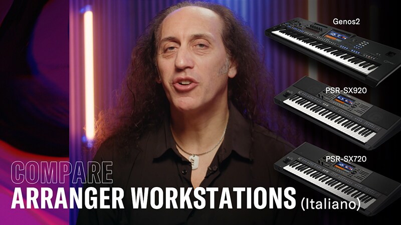 Compare Arranger Workstations - Italiano