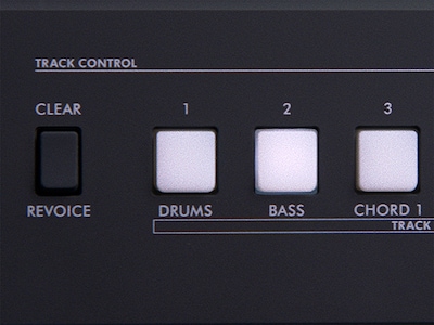 PSR-E583 Bild av spårkontrollfunktionen