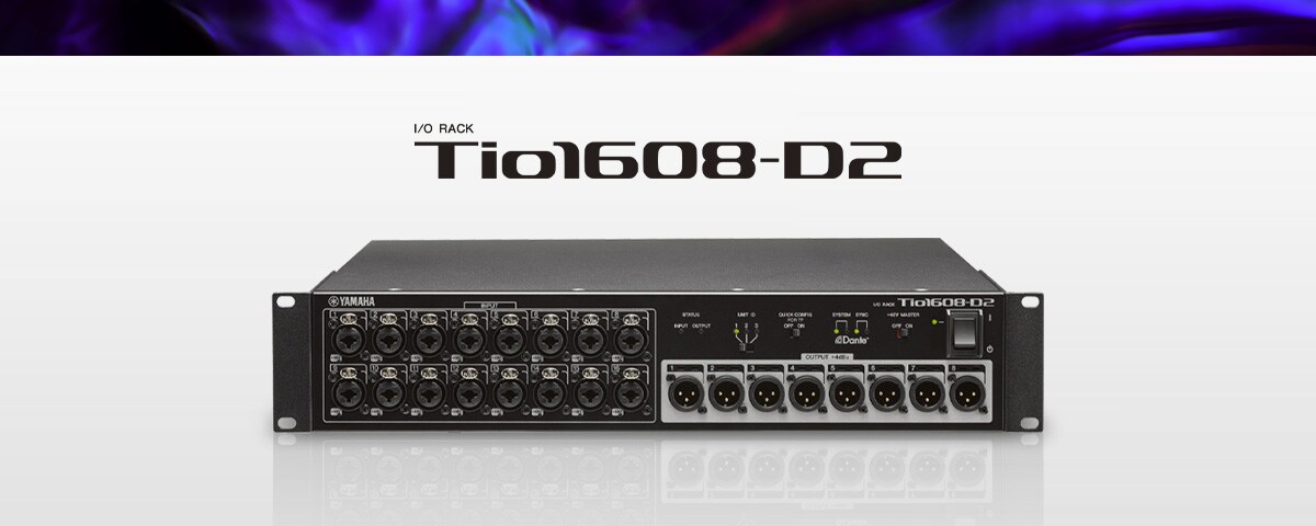 Tio1608-D2 - Overview - Interfaces - Produkter - Ljud - Yamaha