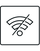 Wireless transmission disable icon