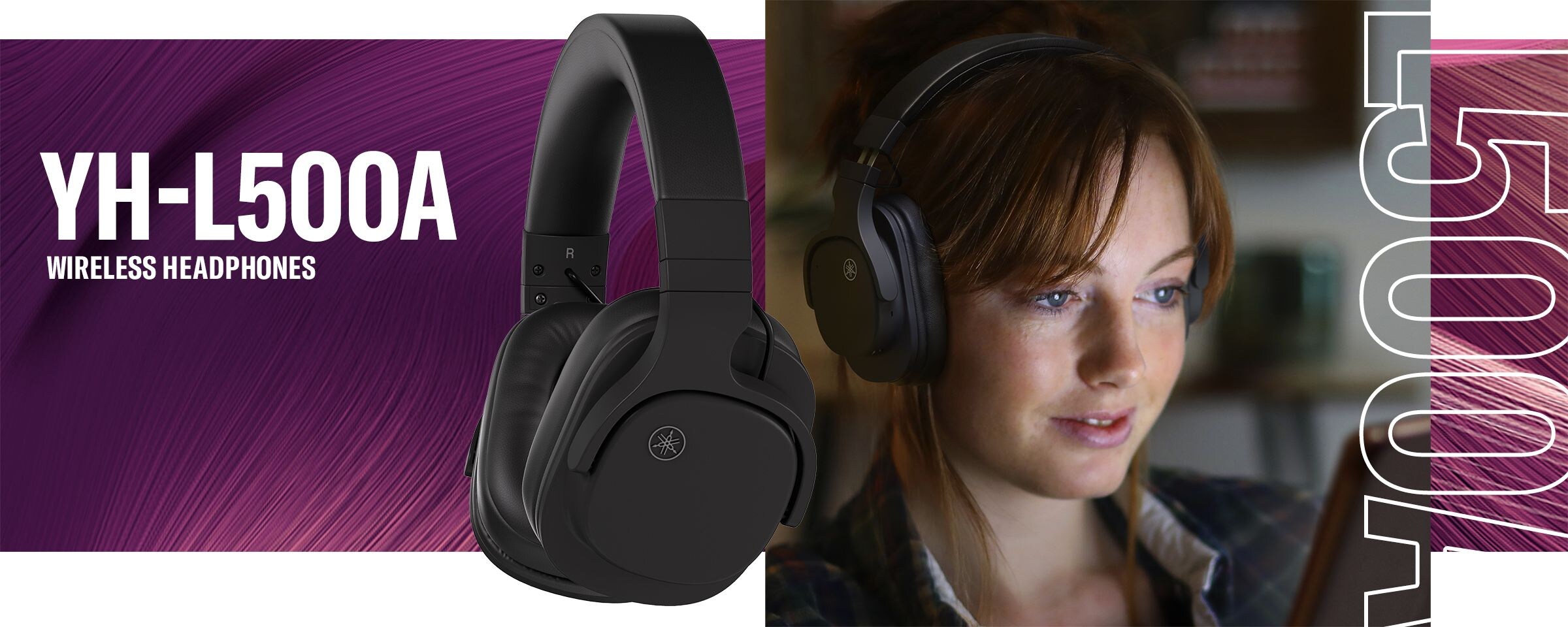 Yamaha Wireless Headphones YH-L500A