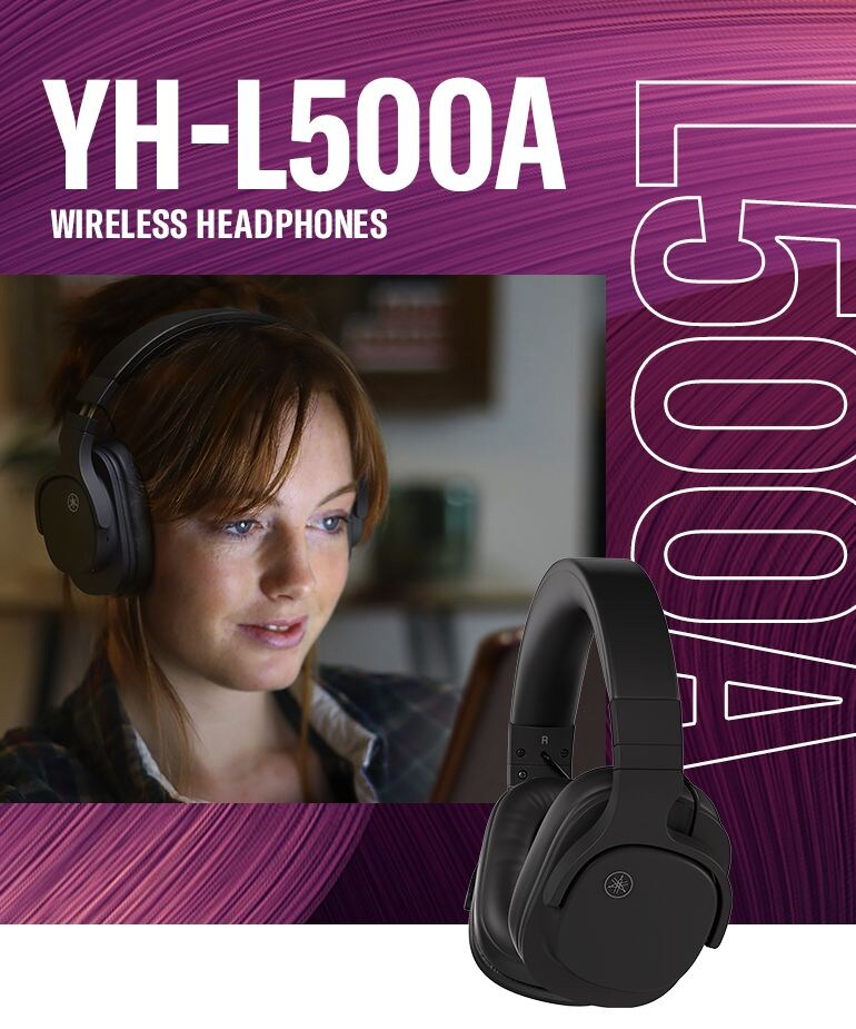 Yamaha Wireless Headphones YH-L500A