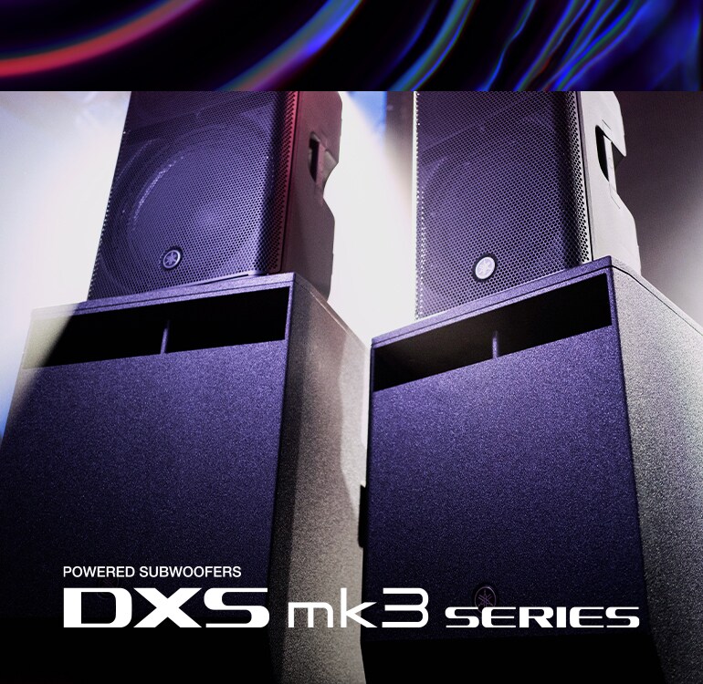 Yamaha aktiva subwoofrar i DXS mk3-serien