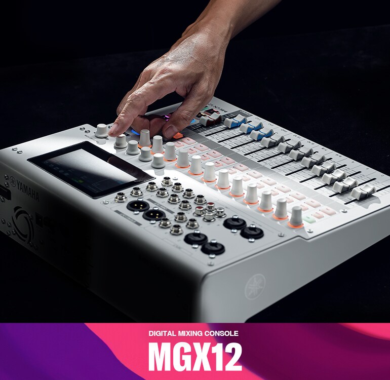 Yamaha 18-kanals digital mixerkonsol MGX12