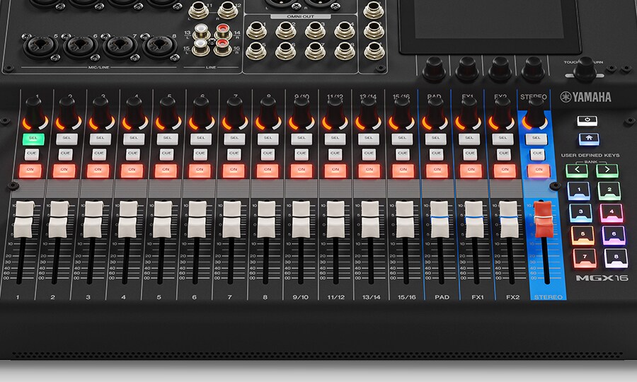 Yamaha MGX16: Kraft. Kapacitet. Mångsidighet.