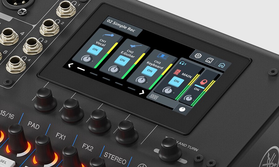 Yamaha MGX16V: Snabb, intuitiv kontroll – perfekt inställd