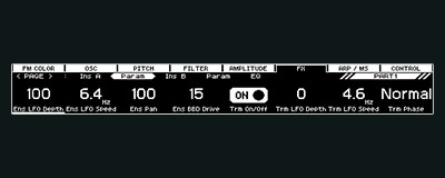 8 Effect Parameters for Quick Edit