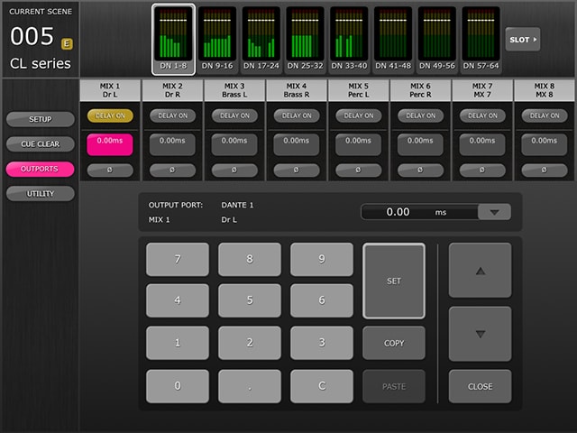 Outports (Delay Time Setting)