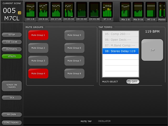 Utility (Mute Group / Tap Tempo)