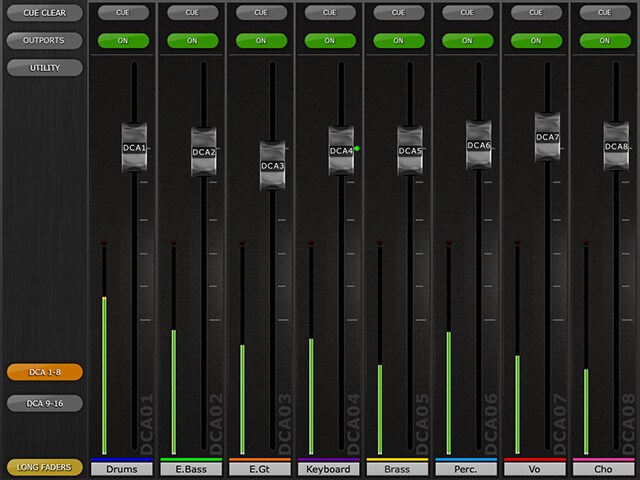 DCA (Long Faders)