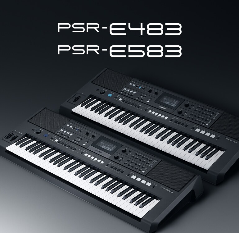 Yamaha Keyboard PSR-E483 och E583.