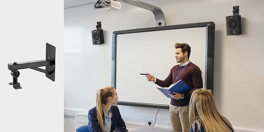 Yamaha aktiv monitorhögtalare MSP3A som ljudutgång för IKT-enheter i skolor
