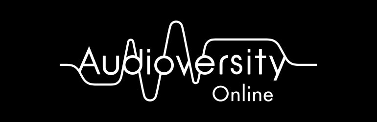 Banner link to Audioversity Online landing page, showing the Audioversity Online logo.