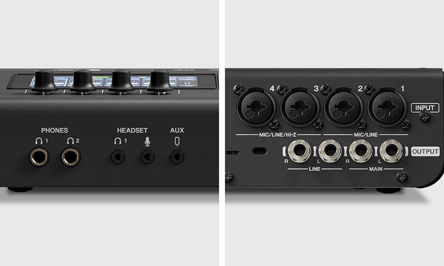 Yamaha URX44V: Anslut och samarbeta